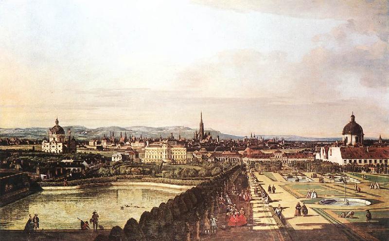 BELLOTTO, Bernardo View of Vienna from the Belvedere hjhk oil painting image
